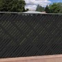 8' Chain Link Fence Aluminum Privacy Slats (Black)