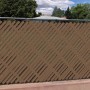 4' Aluminum Privacy Slat for Chain Link Fencing | 95% Privacy | Brown