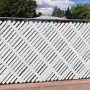 7' Chain Link Fence Aluminum Privacy Slats (White)