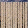 Pexco 7' Bottom Locking Vinyl Privacy Slat for 2 1/4" Chain Link Mesh Fence | 75% Privacy 7' Lineal Coverage | Beige