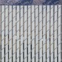 Pexco 10' Bottom Locking Vinyl Privacy Slat for 2" Chain Link Mesh Fence | 75% Privacy 10' Lineal Coverage | Gray