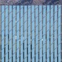 Pexco 10' Bottom Locking Vinyl Privacy Slat for 2" Chain Link Mesh Fence | 75% Privacy 10' Lineal Coverage | Light Blue