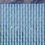 Pexco 12' Bottom Locking Vinyl Privacy Slat for 2 1/4" Chain Link Mesh Fence | 75% Privacy 12' Lineal Coverage | Light Blue