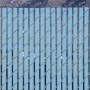 Pexco 6' Bottom Locking Vinyl Privacy Slat for 2 1/4" Chain Link Mesh Fence | 75% Privacy 6' Lineal Coverage | Light Blue   