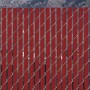 Pexco 12' Bottom Locking Vinyl Privacy Slat for 2" Chain Link Mesh Fence | 75% Privacy 12' Lineal Coverage | Redwood