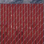 Pexco 3' Bottom Locking Vinyl Privacy Slat for 2" Chain Link Mesh Fence | 75% Privacy 3' Lineal Coverage | Redwood