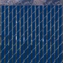 Pexco 12' Bottom Locking Vinyl Privacy Slat for 2 1/4" Chain Link Mesh Fence | 75% Privacy 12' Lineal Coverage | Royal Blue