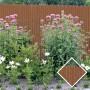 PDS 8' Chain Link Fence Feather Lock Privacy Slats (Brown, 2 Inch)