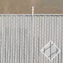 Pexco 6' Industrial Vinyl Privacy Slat for 3 1/2-5" Chain Link Mesh Fence | 75% Privacy 6' Lineal Coverage | Gray