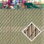Pexco 12' LiteLink Vinyl Privacy Slat for 2" and 2 1/4" Chain Link Mesh Fence | 75% Privacy 10' Lineal Coverage | Beige