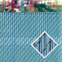 Pexco 7' LiteLink Vinyl Privacy Slat for 2" and 2 1/4" Chain Link Mesh Fence | 75% Privacy 10' Lineal Coverage | Light Blue