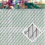 Pexco 4' LiteLink Vinyl Privacy Slat for 2" and 2 1/4" Chain Link Mesh Fence | 75% Privacy 10' Lineal Coverage | White