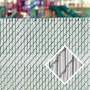 Pexco 7' LiteLink Vinyl Privacy Slat for 2" and 2 1/4" Chain Link Mesh Fence | 75% Privacy 10' Lineal Coverage | White
