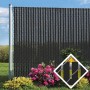 PDS 12' Top Locking Privacy Slats for Chain Link Fence (Black, 2 Inch)
