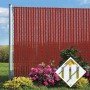 Pexco 3.5' Top Locking Vinyl Privacy Slat for 2" Chain Link Mesh Fence | 75% Privacy 10' Lineal Coverage | Redwood
