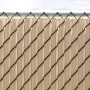 Ultimate Slat 3' High Privacy Slats for Chain Link Fence (Beige)