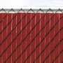 Ultimate Slat 3' High Privacy Slats for Chain Link Fence (Redwood)